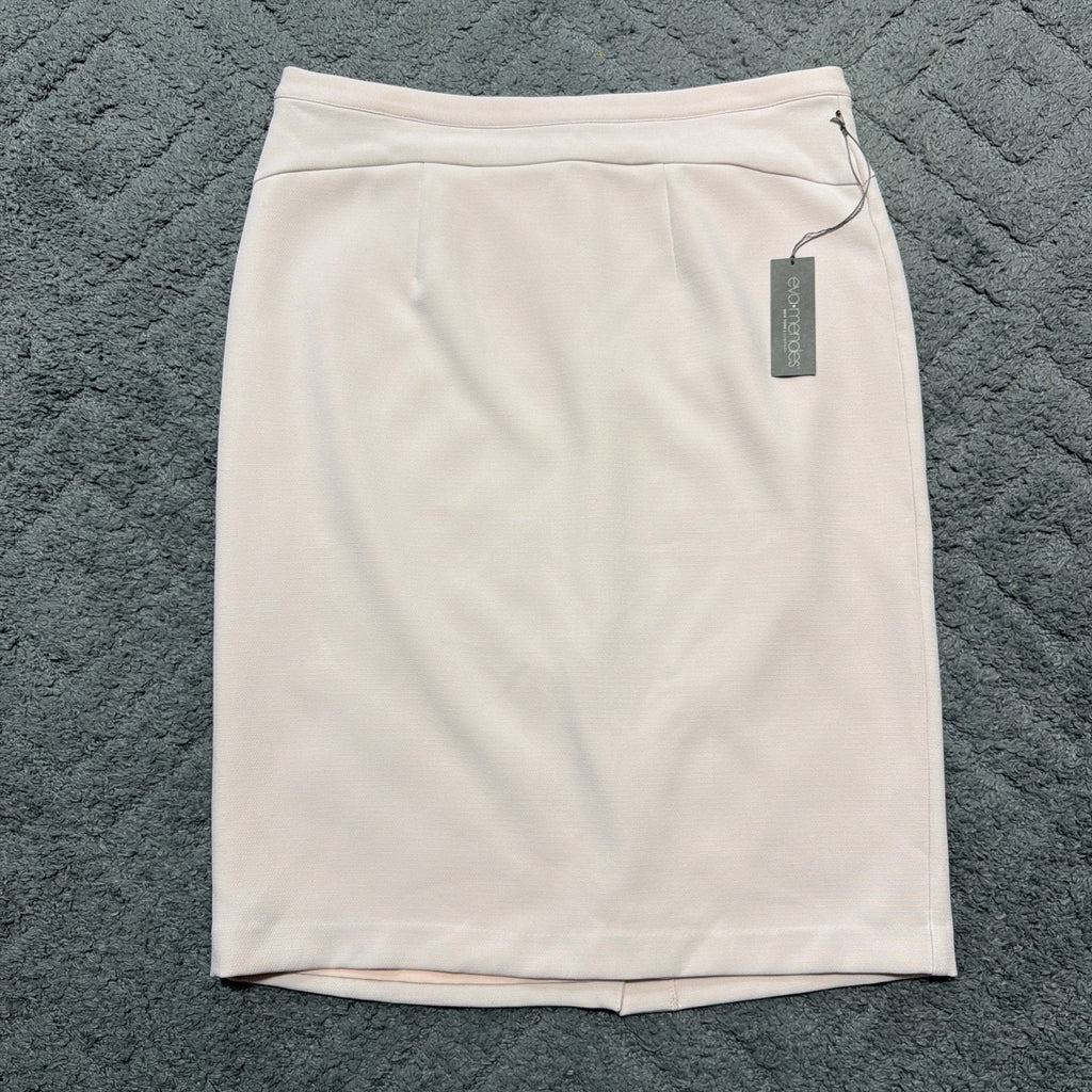 NWT Eva Mendes NY&Co Pencil Skirt Womens Size 16 Blush Pink Career Office Stretc