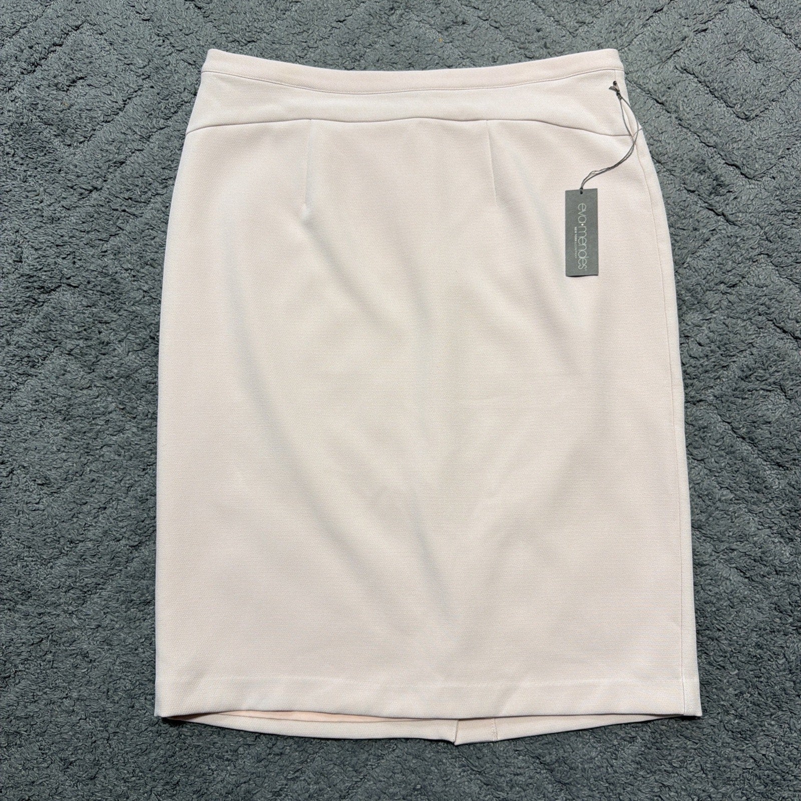 NWT Eva Mendes NY&Co Pencil Skirt Womens Size 16 Blush Pink Career Office Stretc
