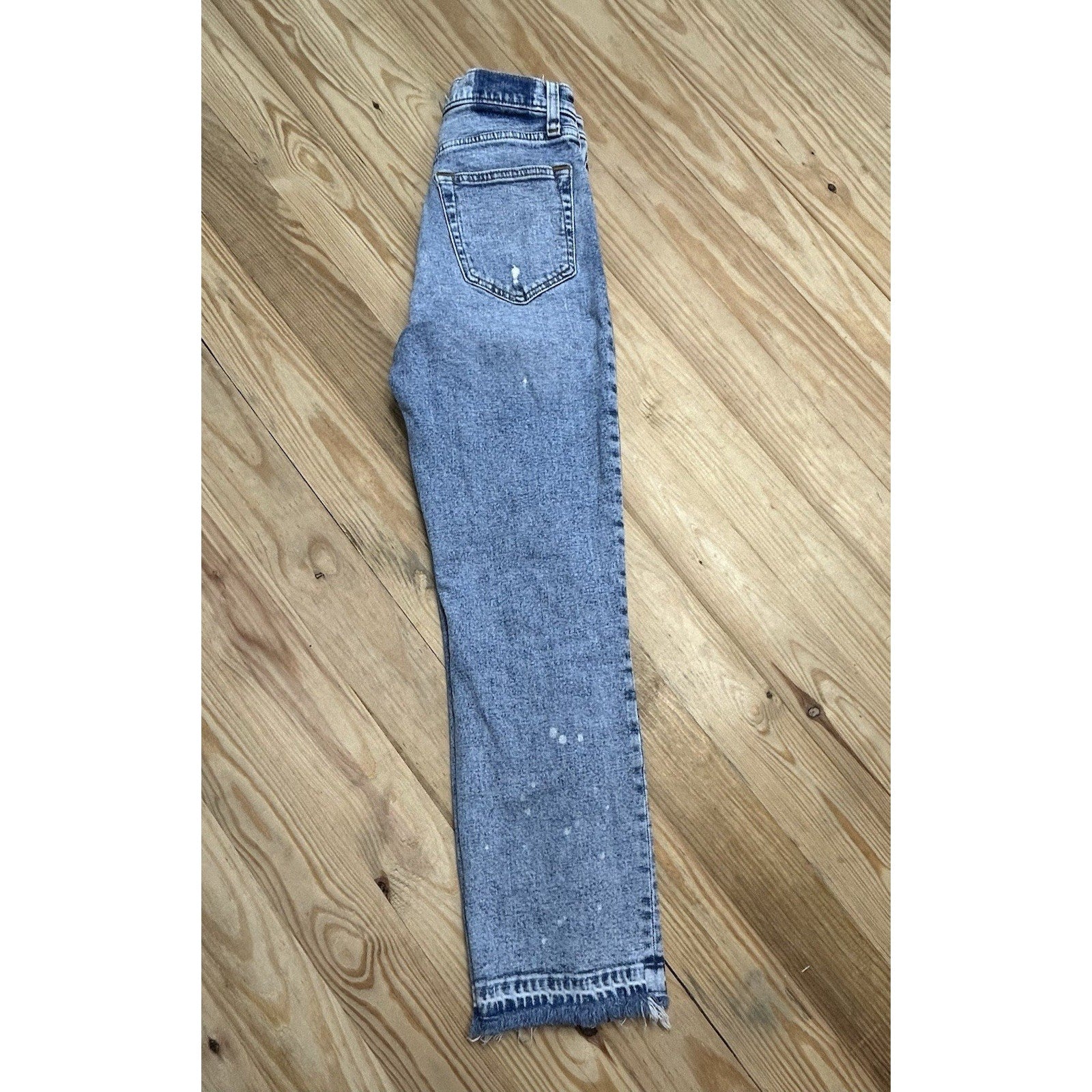 Abercrombie & Fitch Jeans Women 26 Blue Ultra HighRise Ankle Straight Distressed