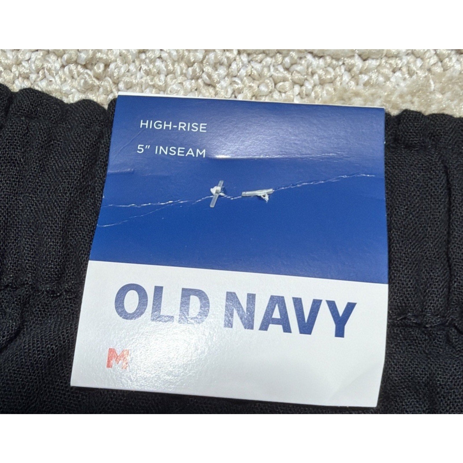 Old Navy, Comfort Waistband, High-rise, 5" Inseam, Shorts, Women's Size M NWT