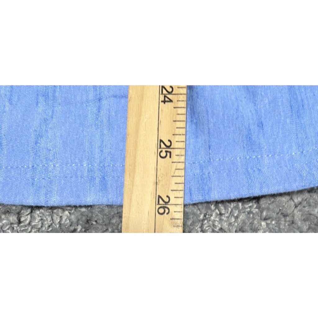 Talbot Cardigan Top Womens Small Blue Striped Open Front Pockets Lightweight