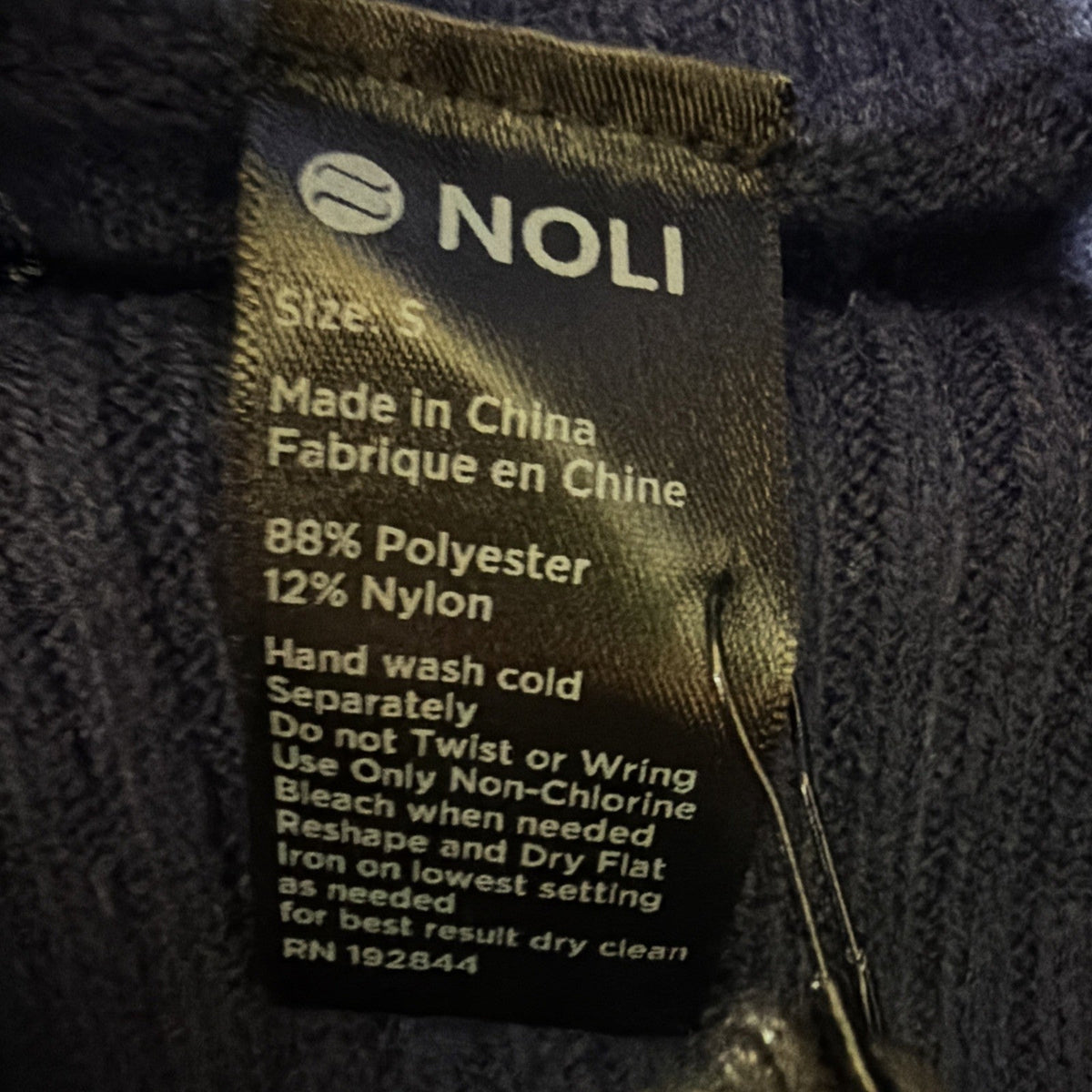 Gia Ultra Soft Sweater Midnight Blue THE NOLI SHOP Size Small NWT