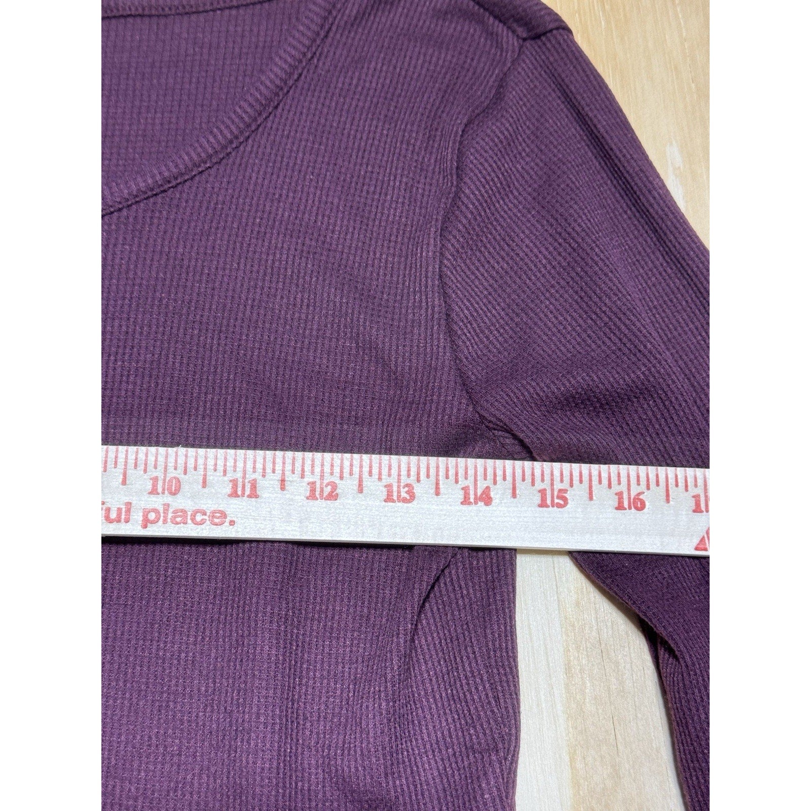 GAP Kids XXL 14-16 Waffle Knit Dress Purple Henley Tiered Long Sleeve NWT