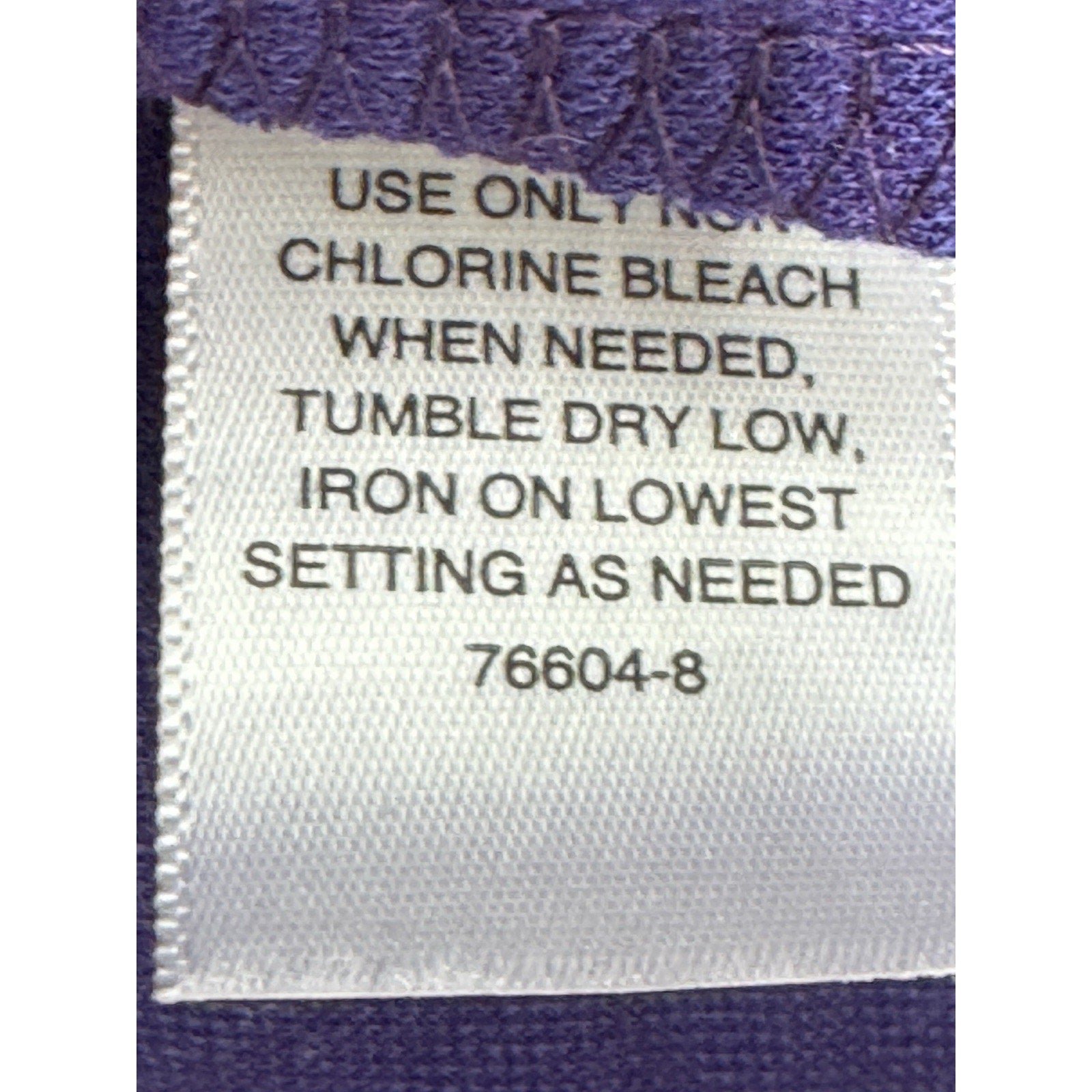 Liz Claiborne Purple Blue Long Sleeve Waist Tie Stretch Top New Women’s Size XL