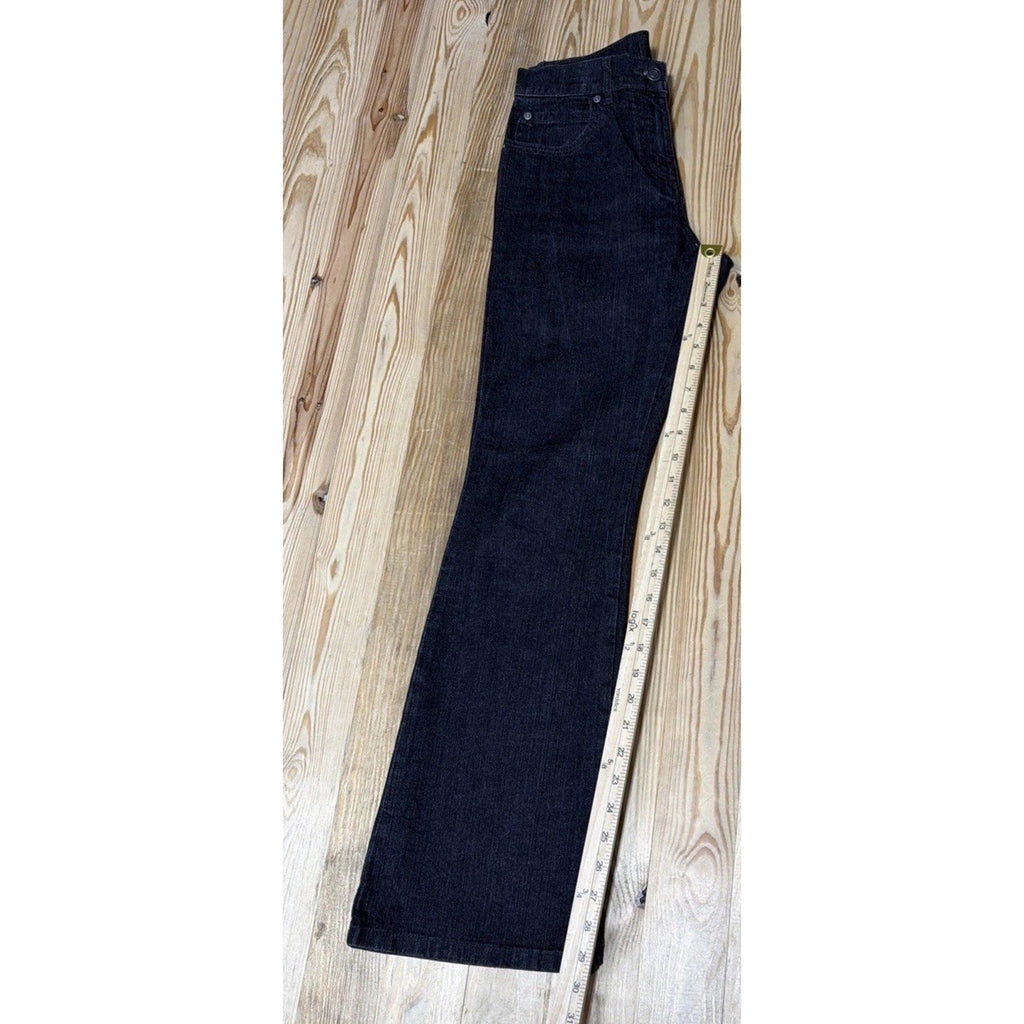Marks & Spencer Womens Black Cotton Stretch Bootcut Flare Women Jeans 28x30